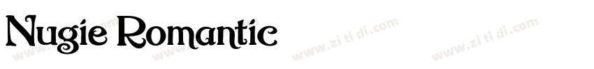 Nugie Romantic字体转换